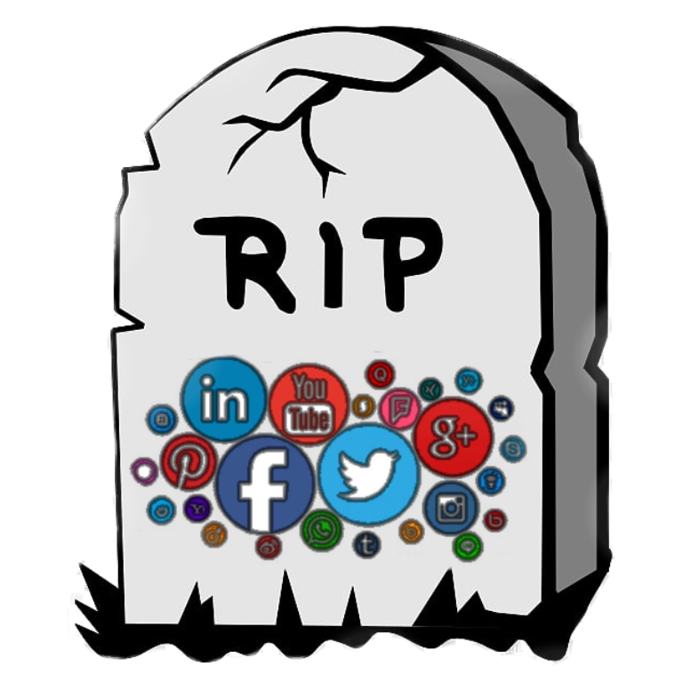 Rip, muerte, redes sociales, rrss, facebook, tiktok